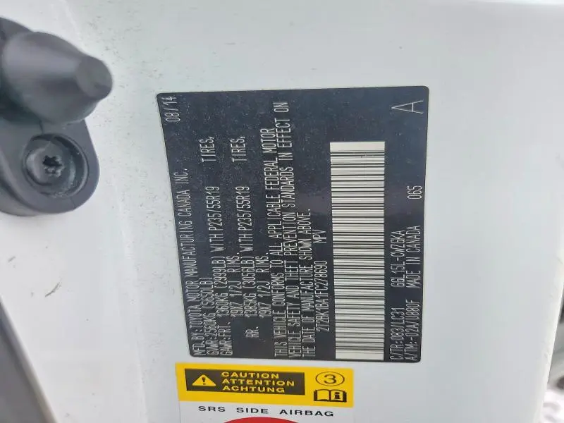 2015 LEXUS RX 350 BASE  