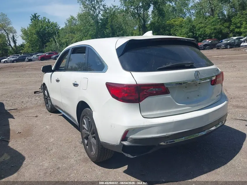 2018 ACURA MDX TECHNOLOGY PACKAGE   ACURAWATCH PLUS PKG