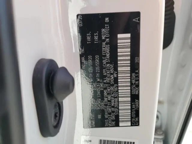 2020 TOYOTA HIGHLANDER PLATINUM  