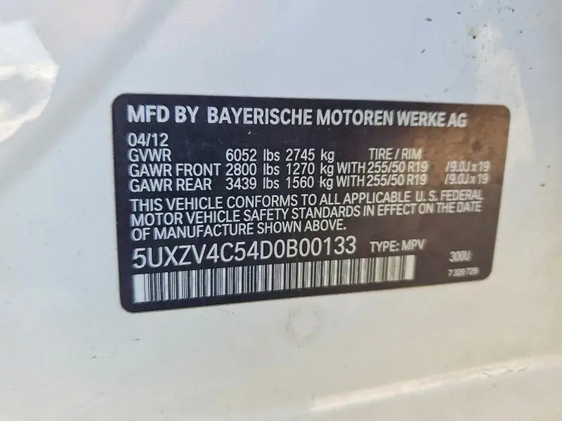 2013 BMW X5 XDRIVE35I  