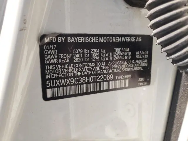 2017 BMW X3 XDRIVE28I  