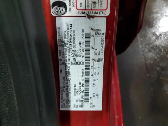 2016 FORD FIESTA TITANIUM  