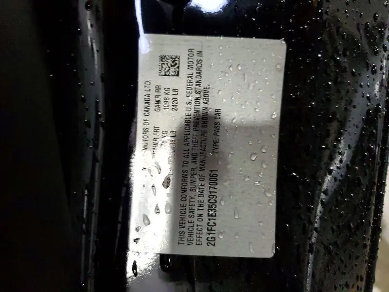 2012 CHEVROLET CAMARO LT  