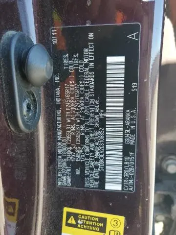 2012 TOYOTA HIGHLANDER BASE  