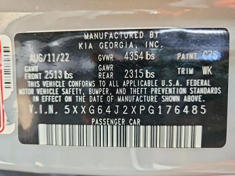 2023 KIA K5 GT LINE  