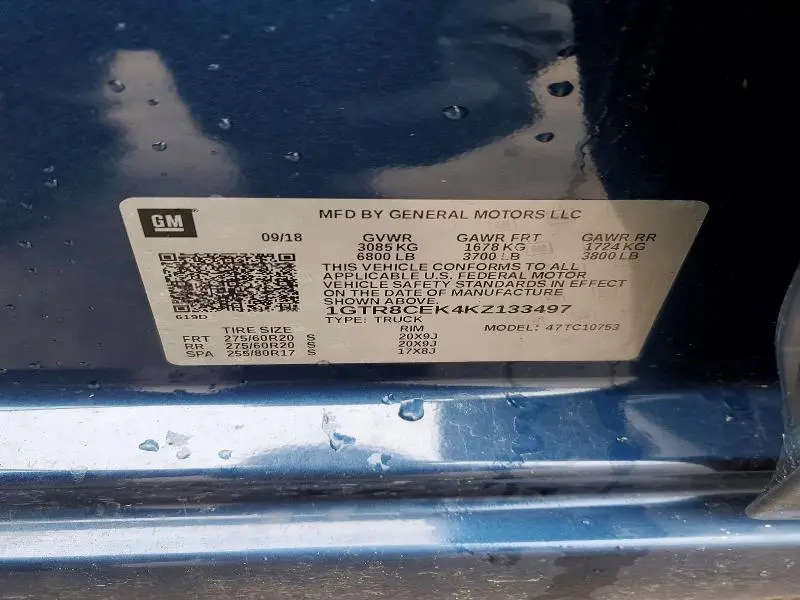 2019 GMC SIERRA C1500 ELEVATION  