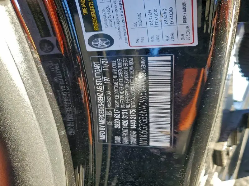 2022 MERCEDES-BENZ S 580 4MATIC  