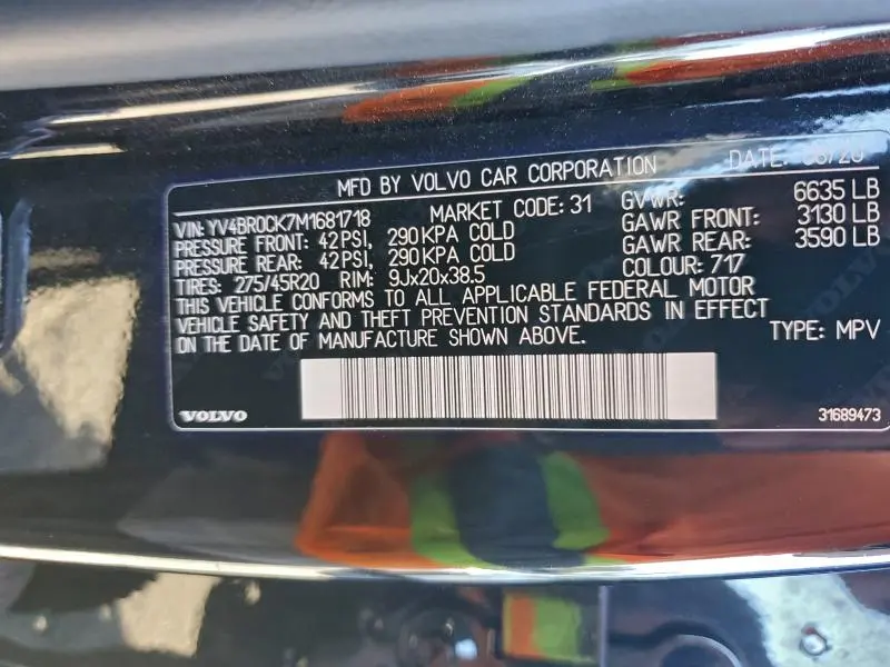 2021 VOLVO XC90 T8 RECHARGE INSCRIPTION EXPRESS  