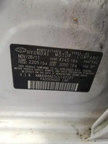 2012 HYUNDAI ELANTRA TOURING GLS  