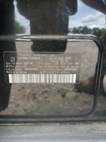 2019 SUBARU OUTBACK 2.5I LIMITED  