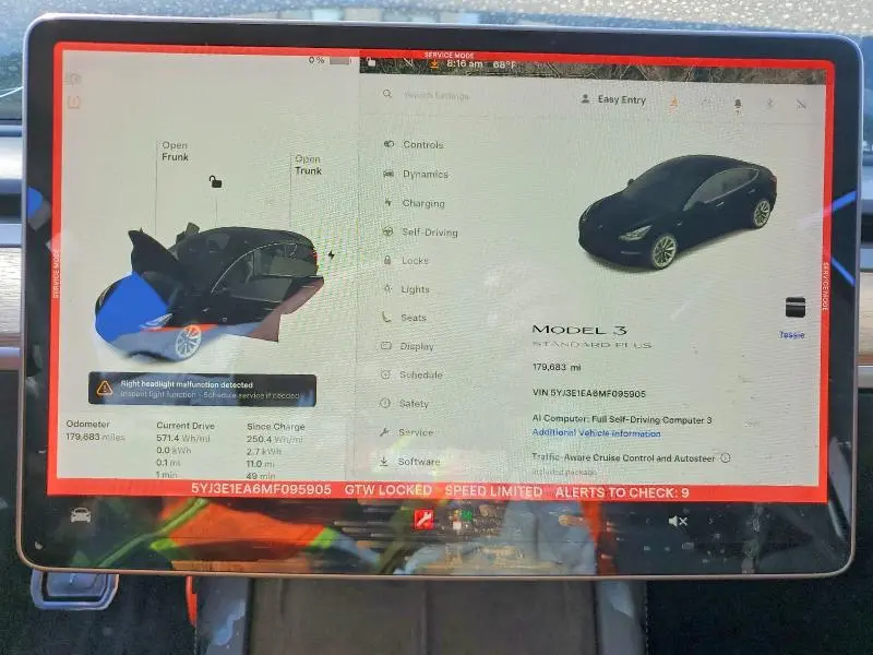 2021 TESLA MODEL 3   