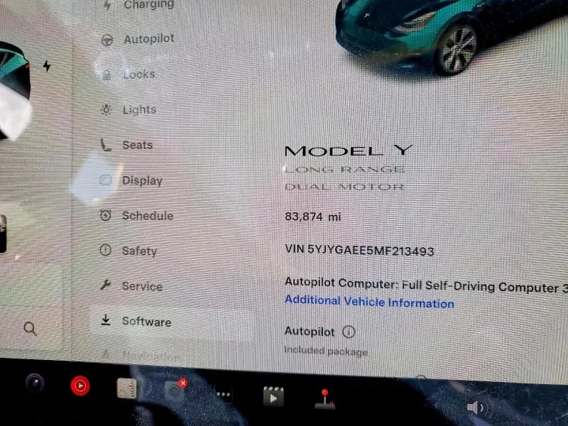 2021 TESLA MODEL Y   