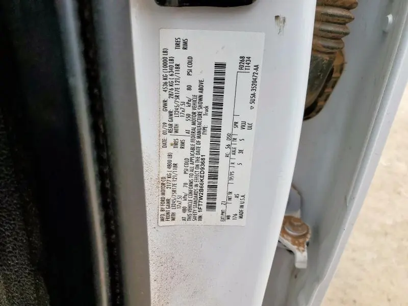 2019 FORD F250 SUPER DUTY  