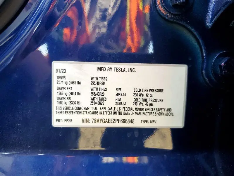 2023 TESLA MODEL Y   