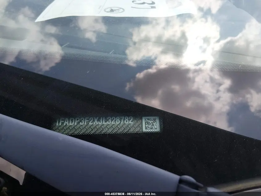 2018 FORD FOCUS SE