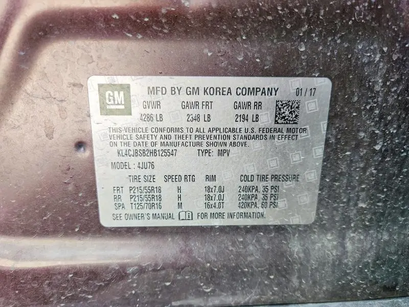 2017 BUICK ENCORE PREFERRED II  