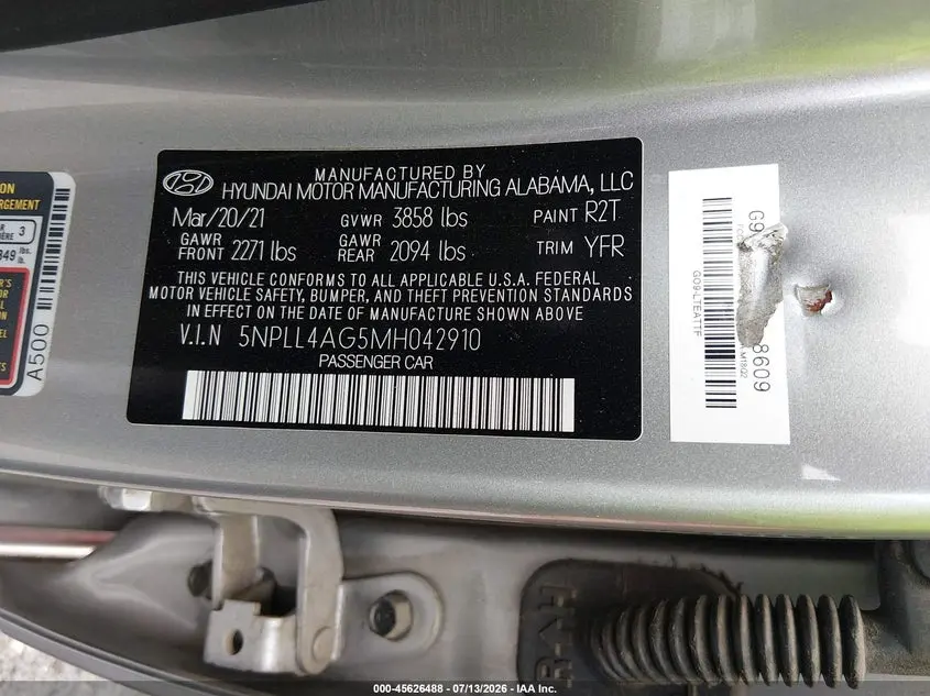 2021 HYUNDAI ELANTRA SE