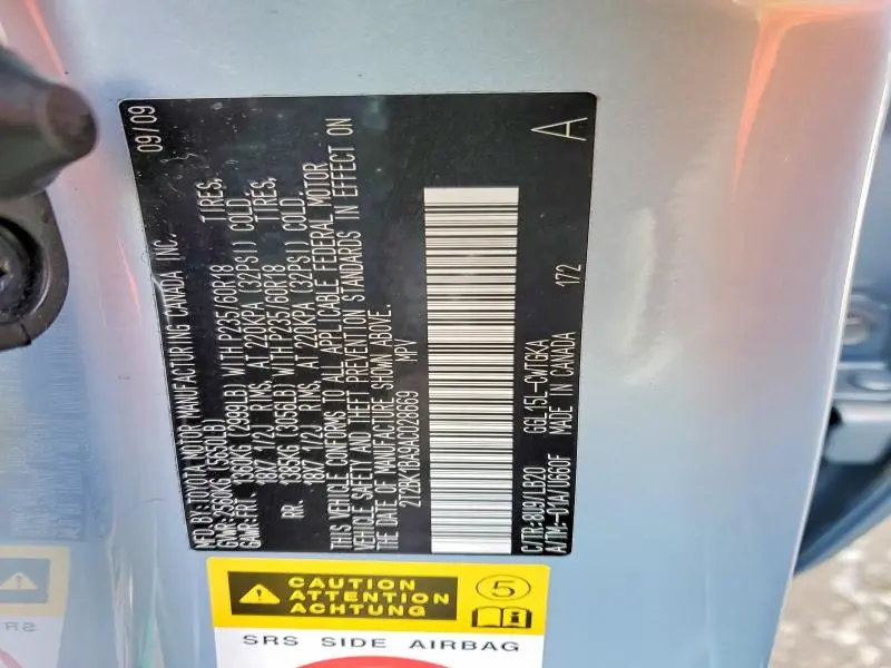 2010 LEXUS RX 350 BASE  