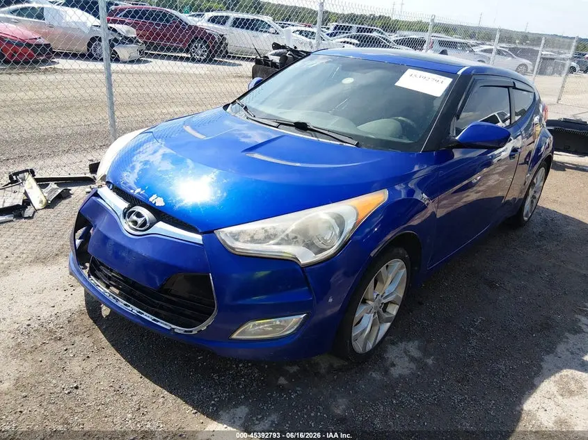 2012 HYUNDAI VELOSTER BASE W/BLACK