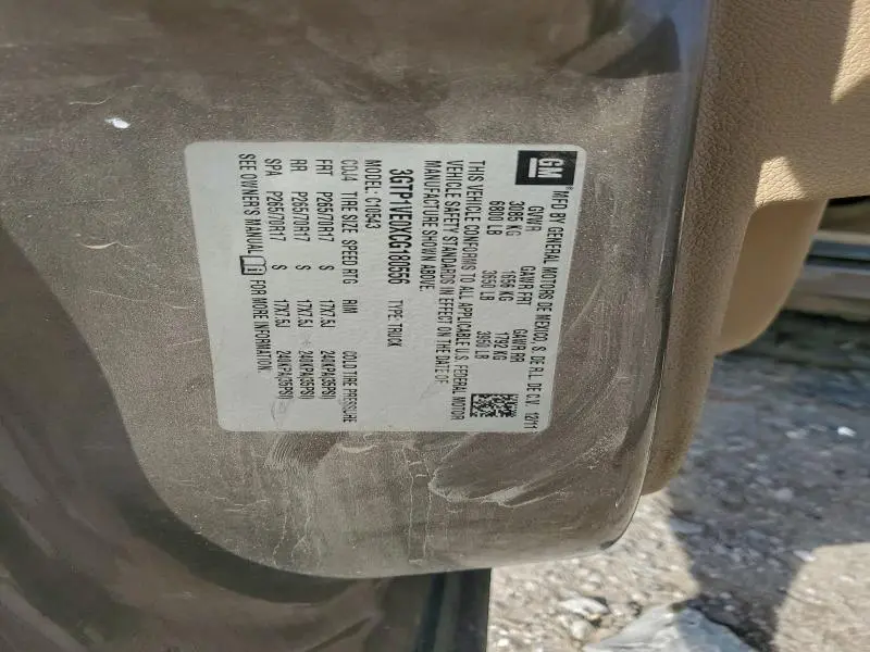 2012 GMC SIERRA C1500 SLE  