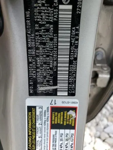 2014 TOYOTA AVALON BASE  
