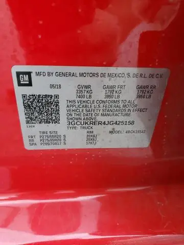 2018 CHEVROLET SILVERADO K1500 LT  