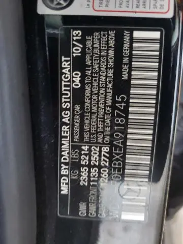 2014 MERCEDES-BENZ E 250 BLUETEC  