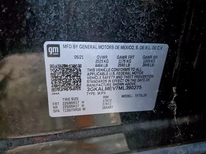 2021 GMC TERRAIN SLE  