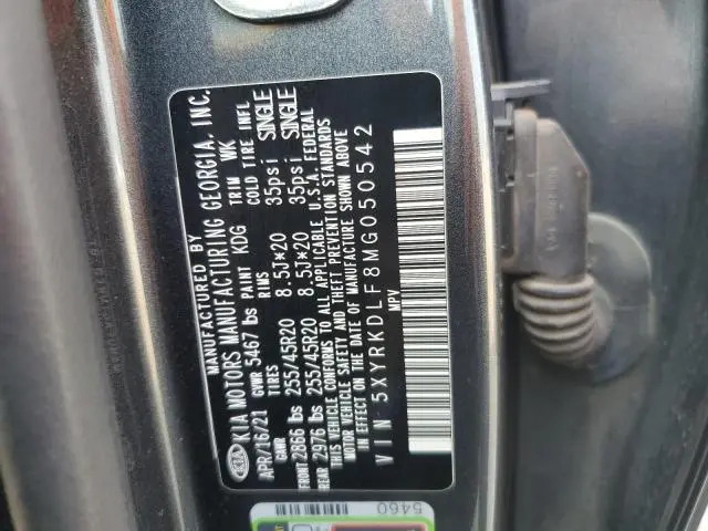 2021 KIA SORENTO SX  