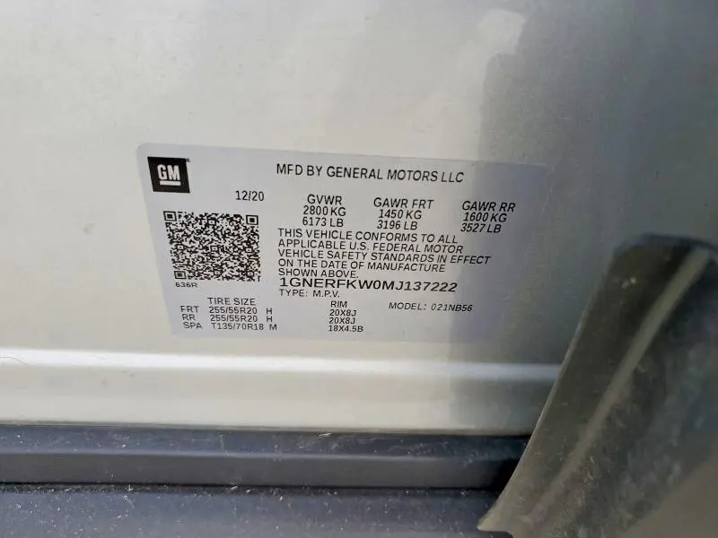 2021 CHEVROLET TRAVERSE LS  