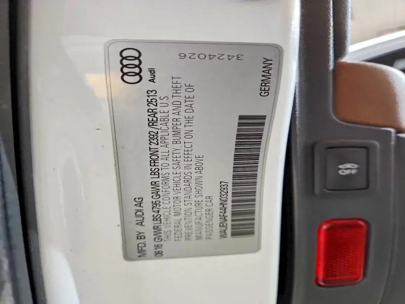 2017 AUDI A4 PREMIUM PLUS  