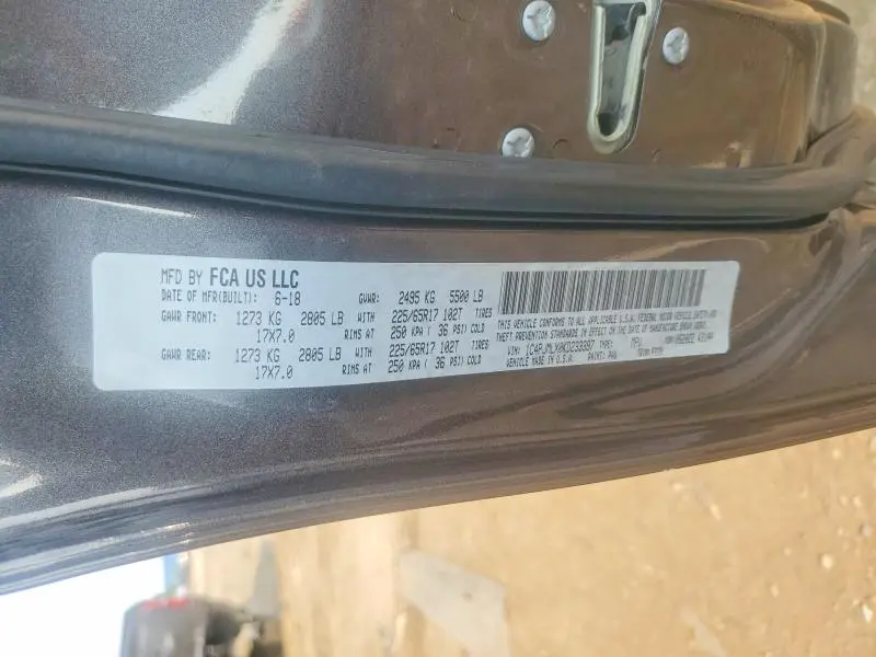 2019 JEEP CHEROKEE LATITUDE PLUS  