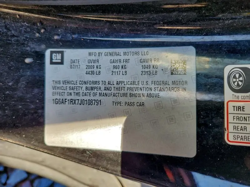 2018 CADILLAC ATS LUXURY  