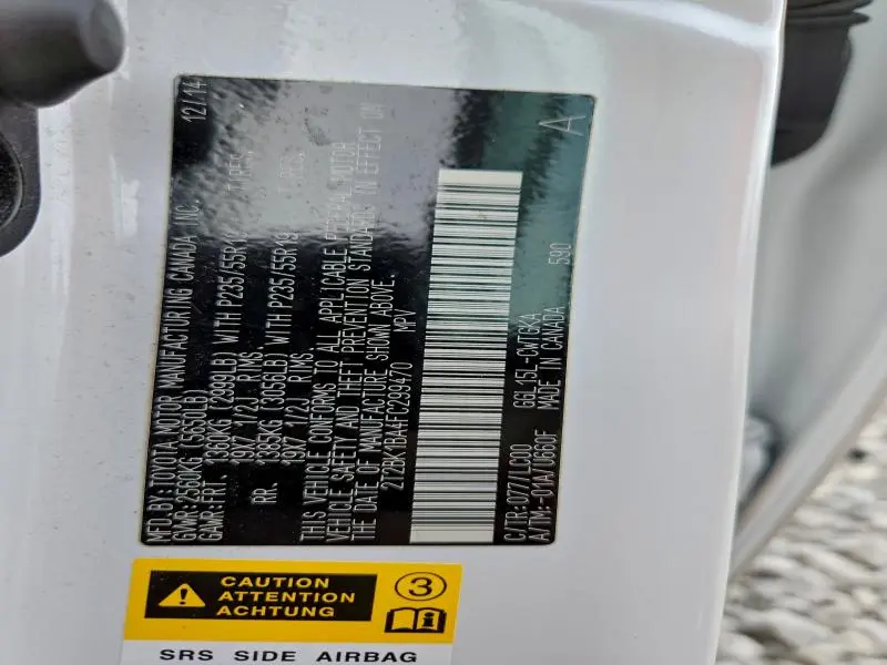 2015 LEXUS RX 350 BASE  