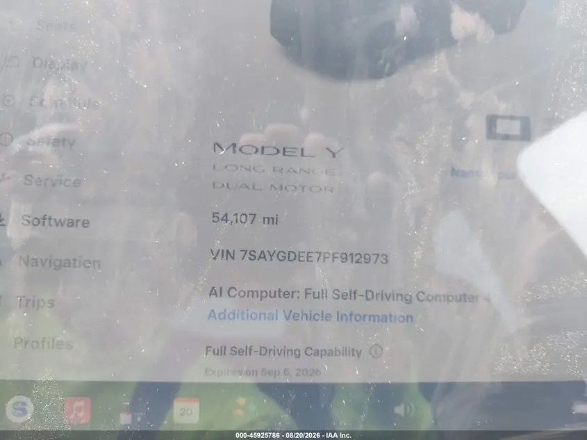 2023 TESLA MODEL Y AWD/LONG RANGE DUAL MOTOR ALL-WHEEL DRIVE