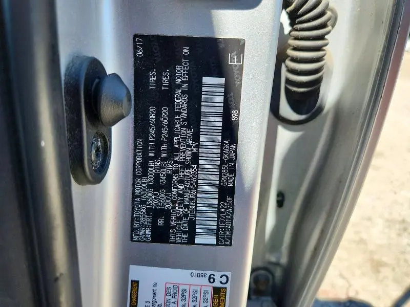 2017 TOYOTA 4RUNNER LIMITED  