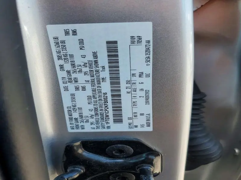 2019 FORD F150 SUPERCREW  