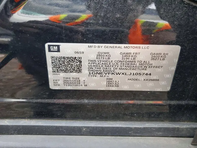 2020 CHEVROLET TRAVERSE LS  