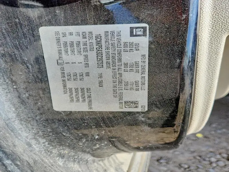 2013 CHEVROLET SILVERADO K1500  