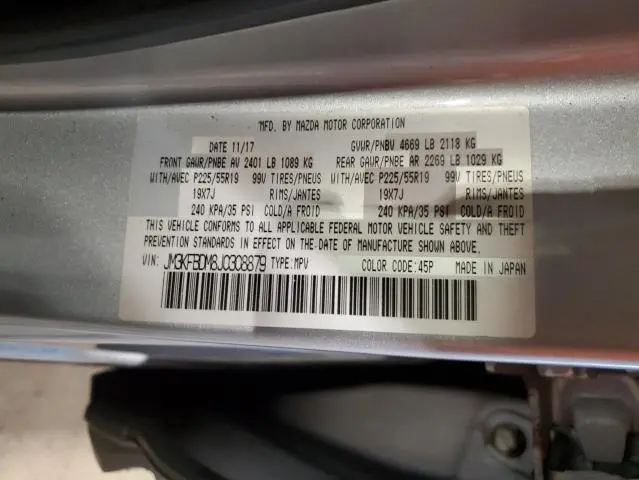 2018 MAZDA CX-5 GRAND TOURING  