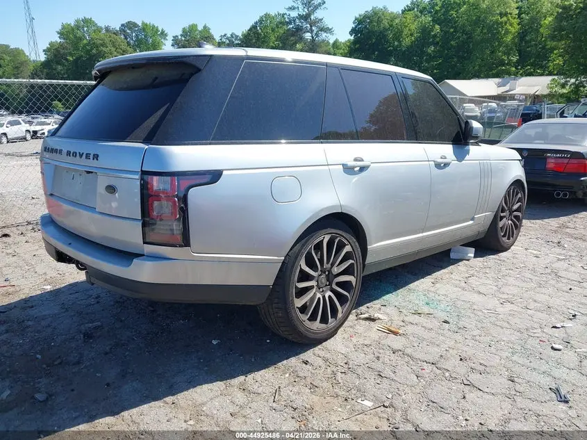 2017 LAND ROVER RANGE ROVER 5.0L V8 SUPERCHARGED