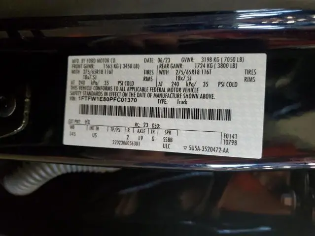 2023 FORD F150 SUPERCREW