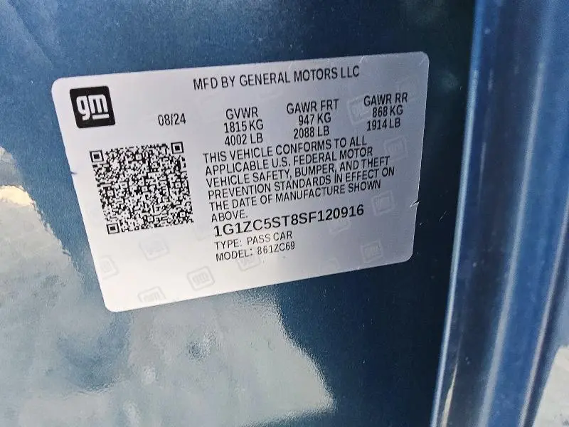 2025 CHEVROLET MALIBU LS  