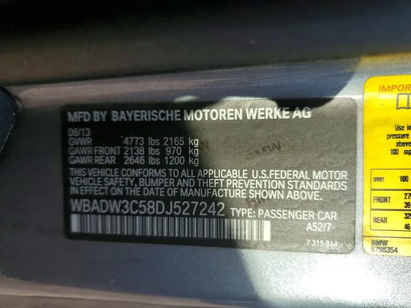 2013 BMW 328 I  