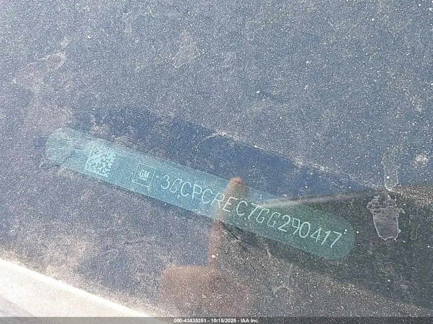 2016 CHEVROLET SILVERADO 1500 1LT