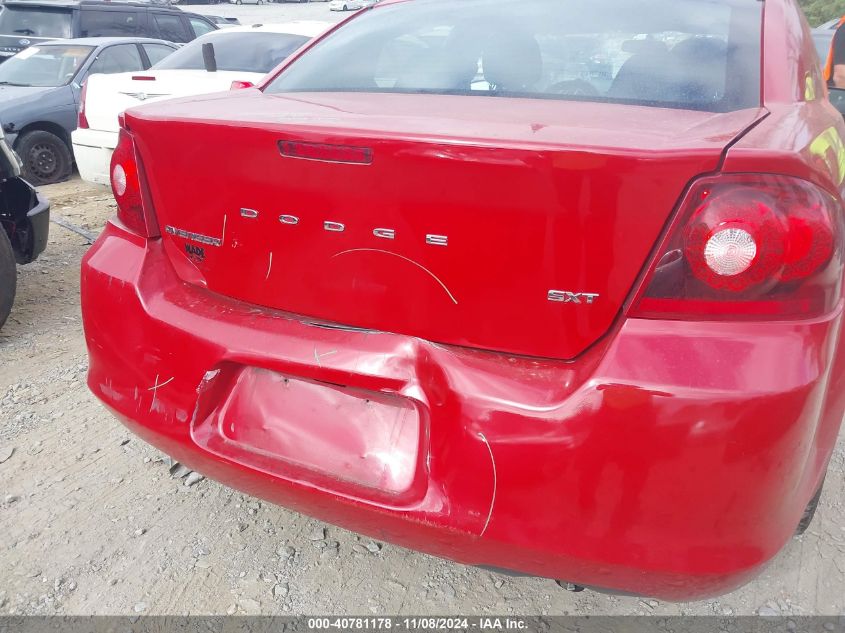 2012 DODGE AVENGER SXT