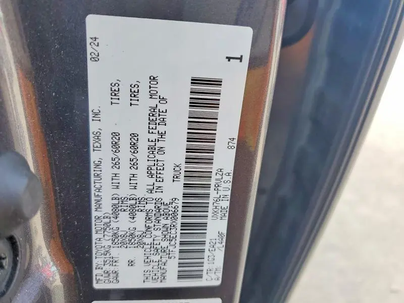 2024 TOYOTA TUNDRA LIMITED HV  