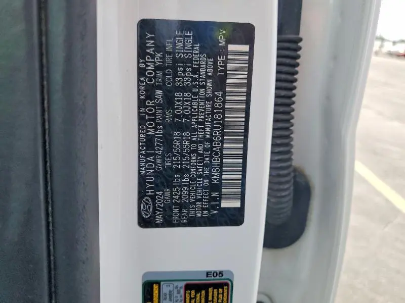 2024 HYUNDAI KONA SEL  