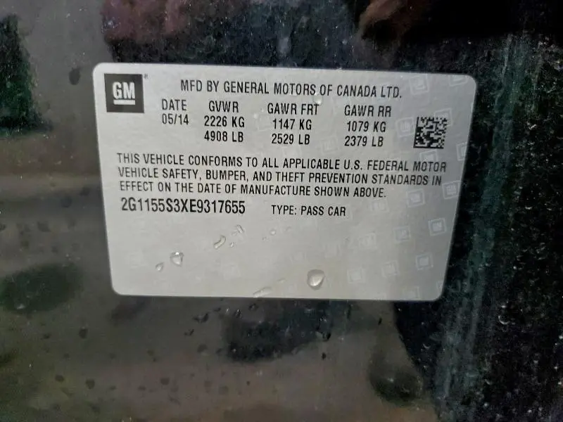 2014 CHEVROLET IMPALA LTZ  