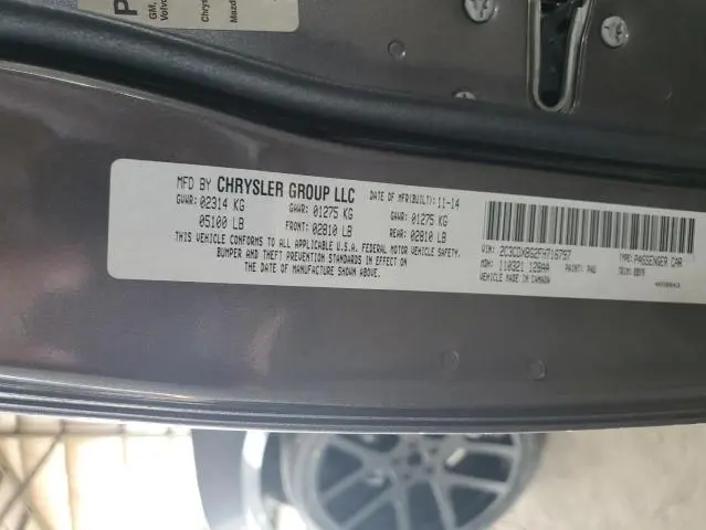 2015 DODGE CHARGER SE  